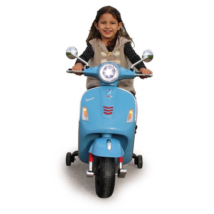 mhw24 - Wholesale Bike/Scooter - Kids - Ride-on Vespa GTS 125 blue 12V4