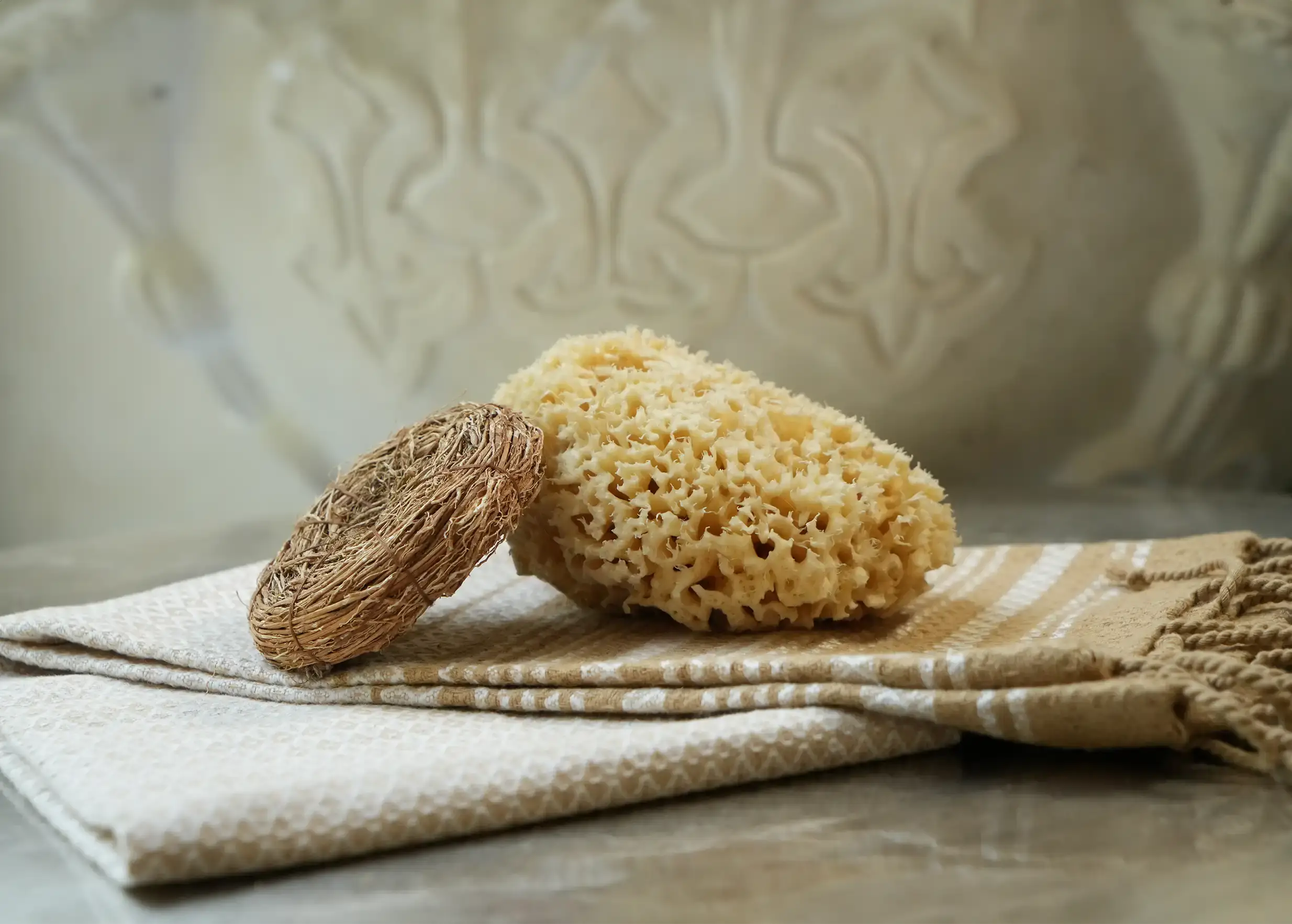 Karawan Authentic - Vente Luffa - FLEUR DE DOUCHE - VETIVER2