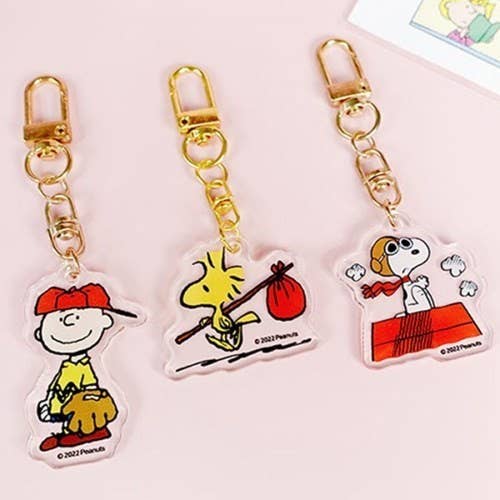 K_Wonderland - Vendita all'ingrosso Portachiavi - Unisex - Portachiavi Random Peanuts Snoopy & Friends, ciondolo da borsa