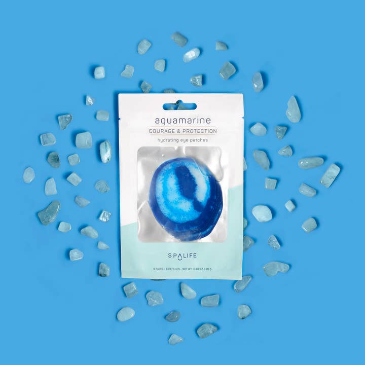 My Spa Life - Wholesale Eye treatment mask - Hydrating Eye Patches - 4 Pairs - Aquamarine Inspired2
