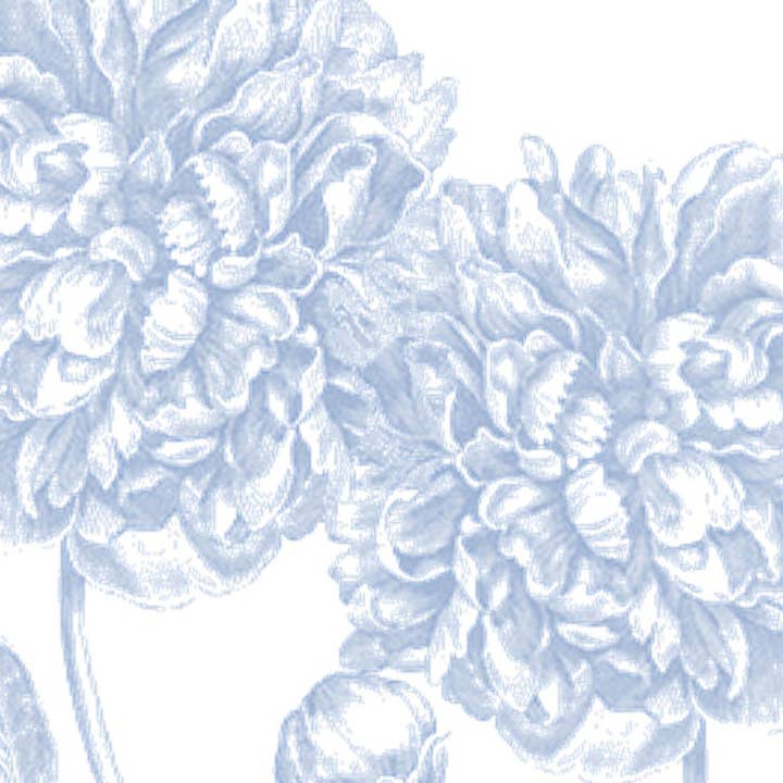 Peonies Blue for wholesale by Bien Ecrit