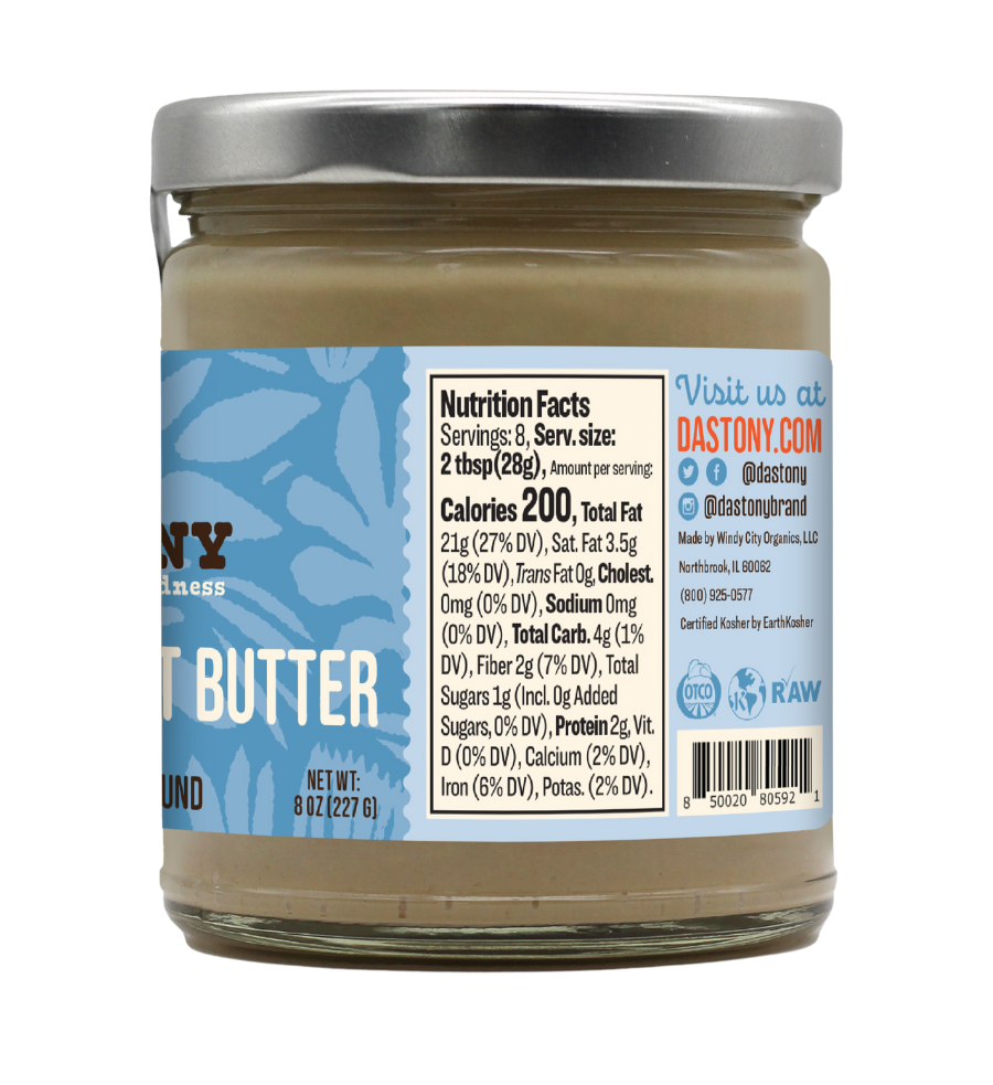 Windy City Organics – wholesale Nut butter – NON-GMO Crunchy Macadamia Nut Butter2