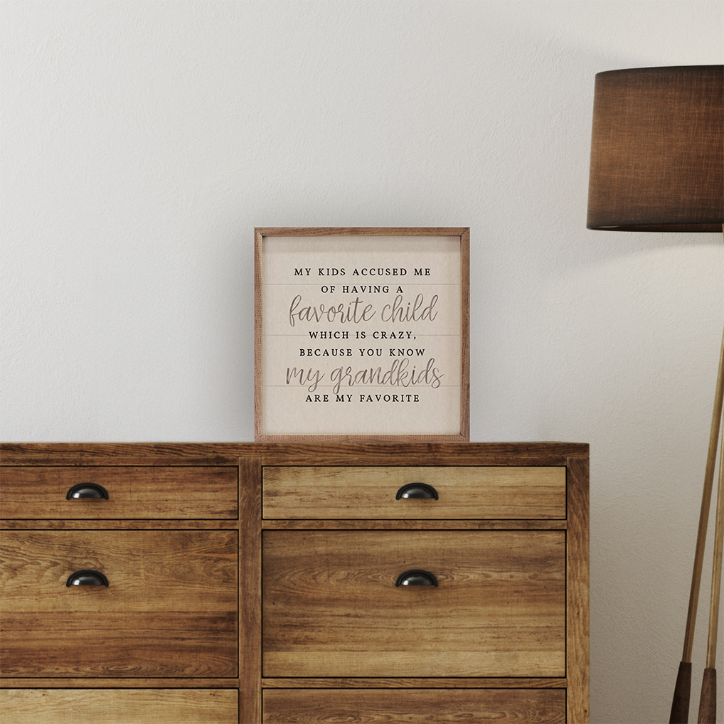 Kendrick Home - Wholesale Wood Wall Art - Favorite Child1