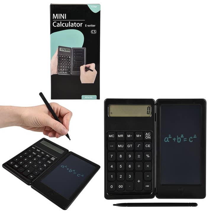 6" Calculator With Digital Scratch Pad- LLB Toys for wholesale by La Luna Bella - Toys
