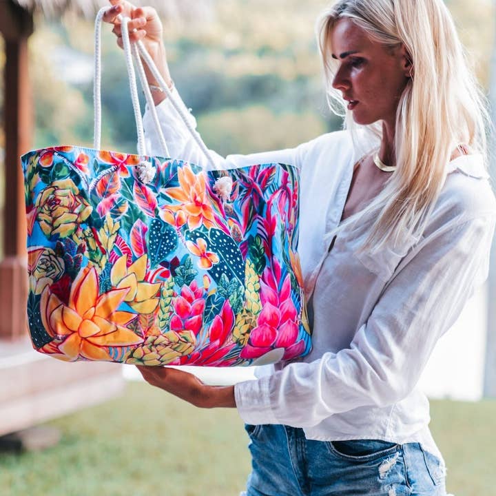 Radiant Weekend Tote *new* for wholesale by Michal Art Studio