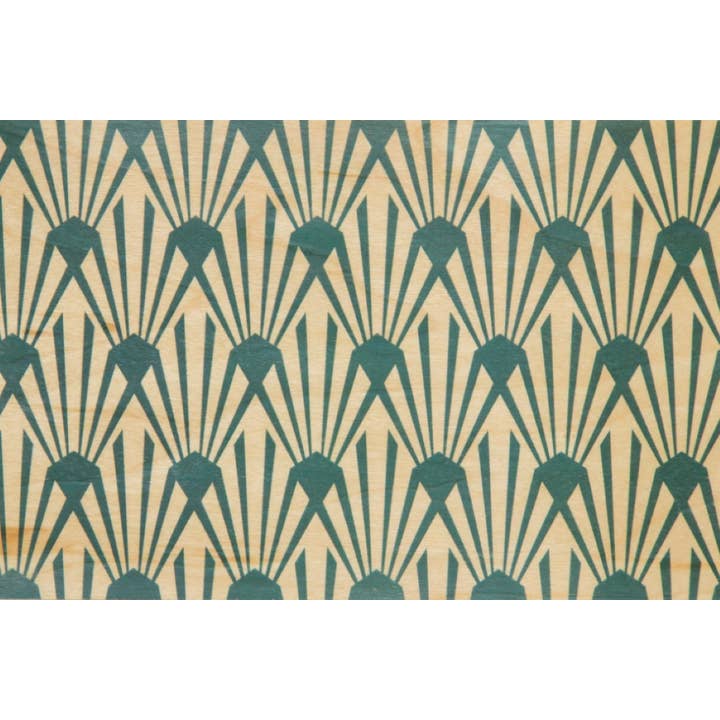 Wood Postcard Art Deco Asteroids for wholesale by Woodhi