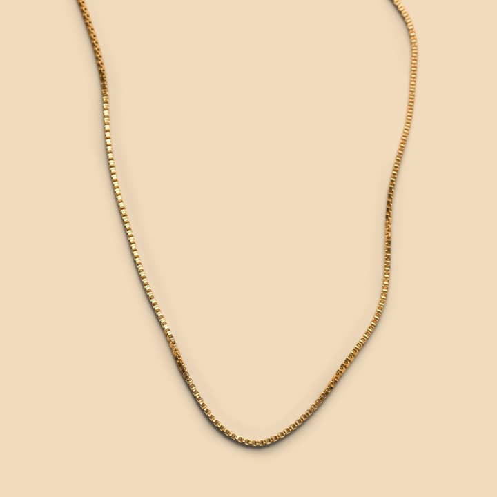 Everly Made - Vente Collier maille et chaîne - Chaîne de boîte Avery2