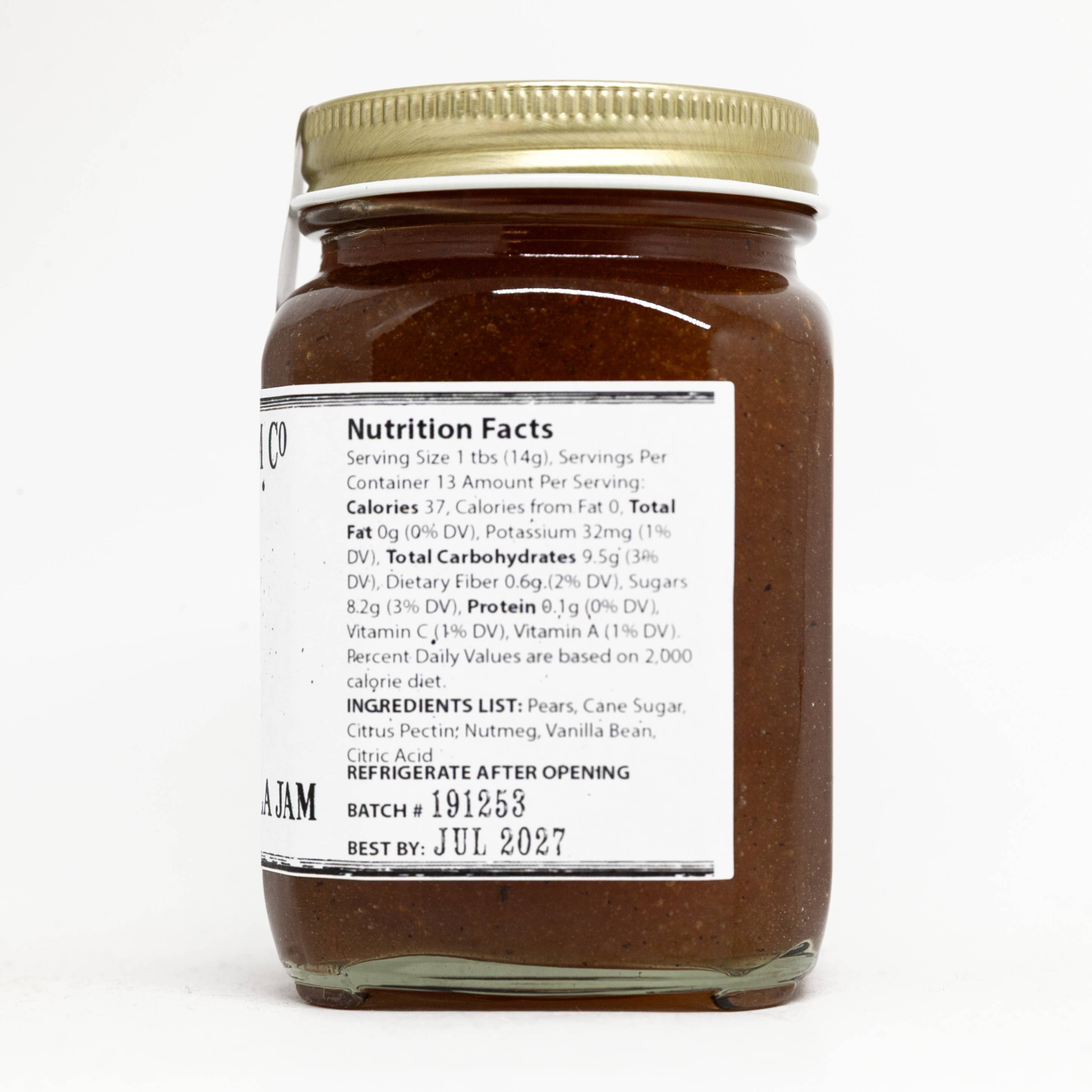 Small Batch Jam Co. - Wholesale Jam/Jelly - Spiced Pear Vanilla Jam2