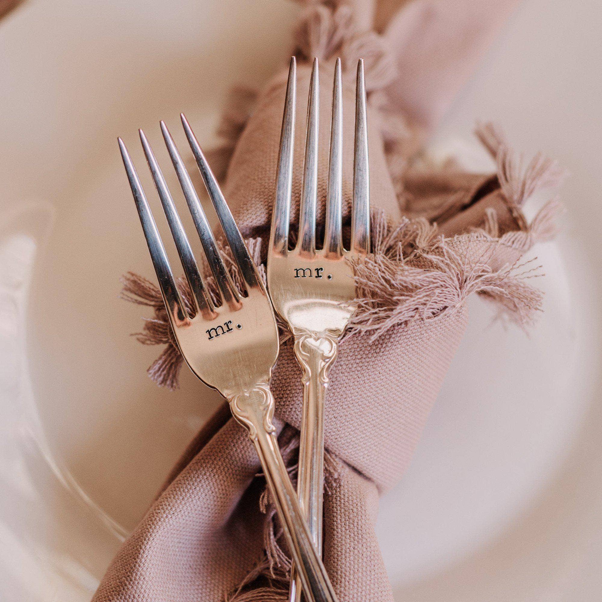 Salt and Sparkle - Wholesale Table Fork - Gold or Silver Vintage Wedding Forks8