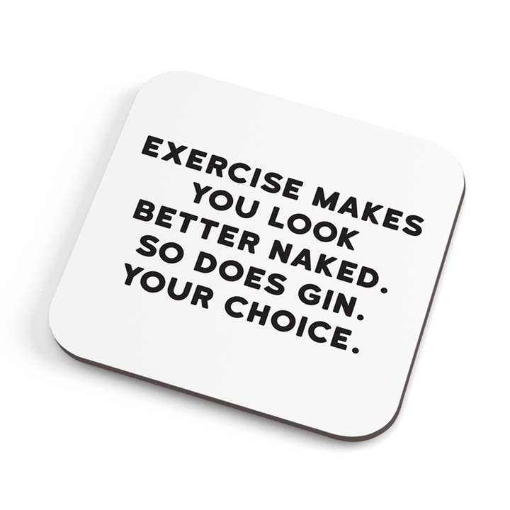 Exercise Coaster voor wholesale door Redback Cards UK
