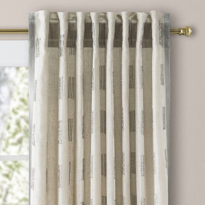 Cloud 9 Design - Wholesale Curtain - Dawn Linen Wheat Panel1