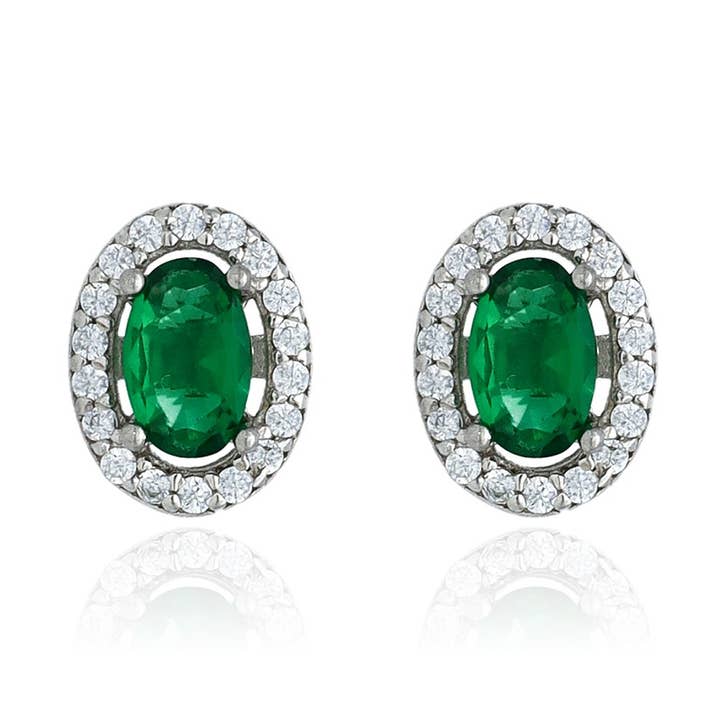 Brincos Prata de Lei Oval Glam por atacado de Las Joyas de Amanda