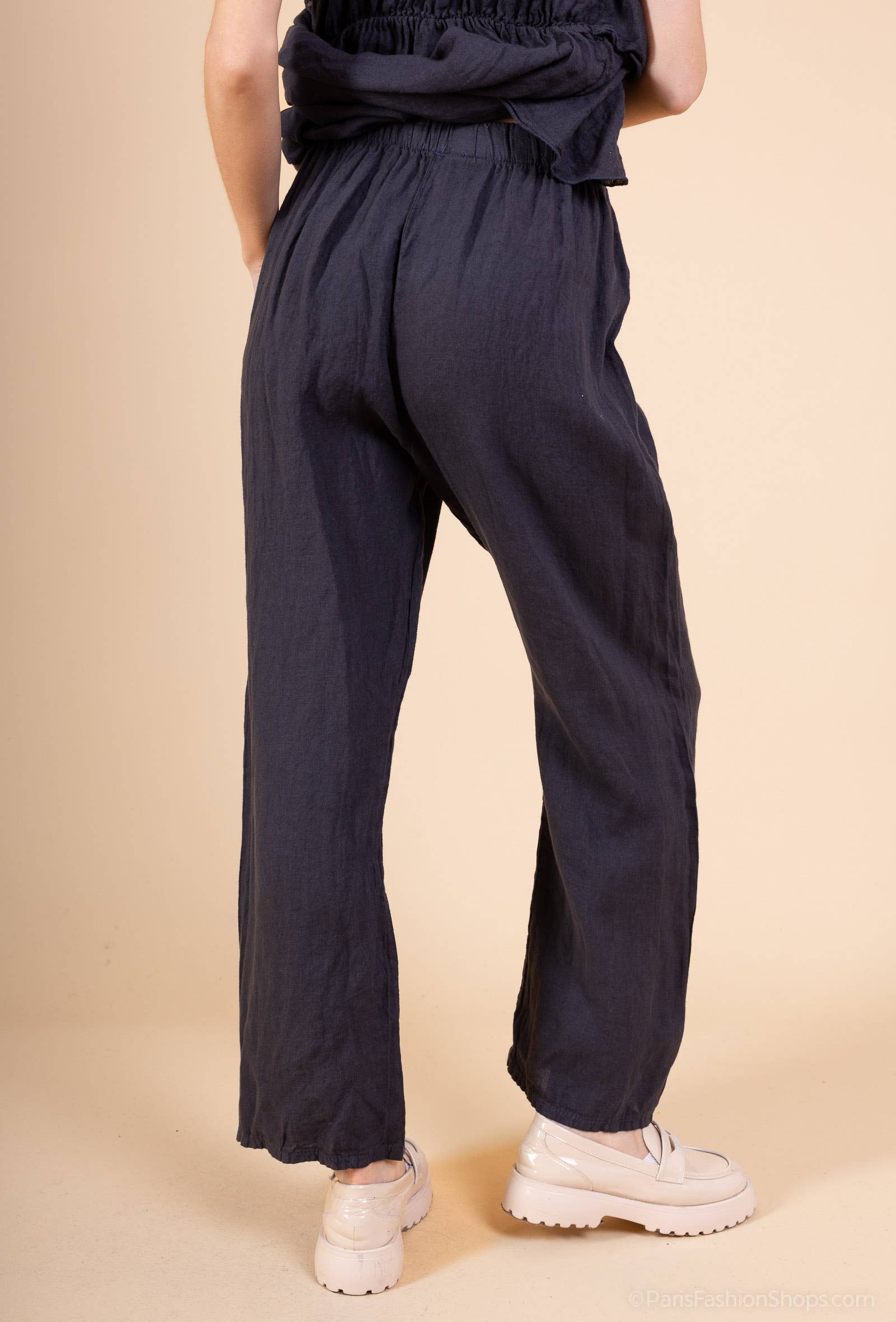 Shyloh – Großhandel Hose – Damen – Leinenhose mit Kordelzug 206394