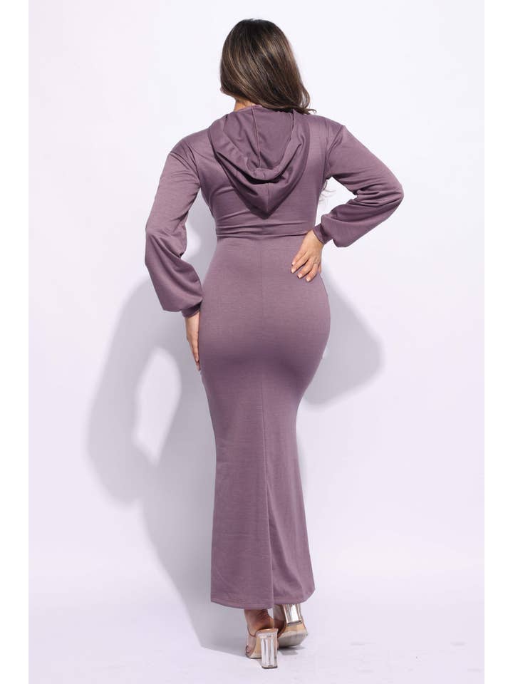 K Too – wholesale Dress – Women's – Hoodie maxi dress9