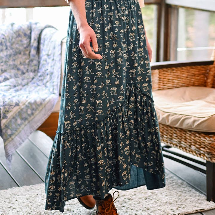 Magical Mushroom Skirt for wholesale by April Cornell Apparel