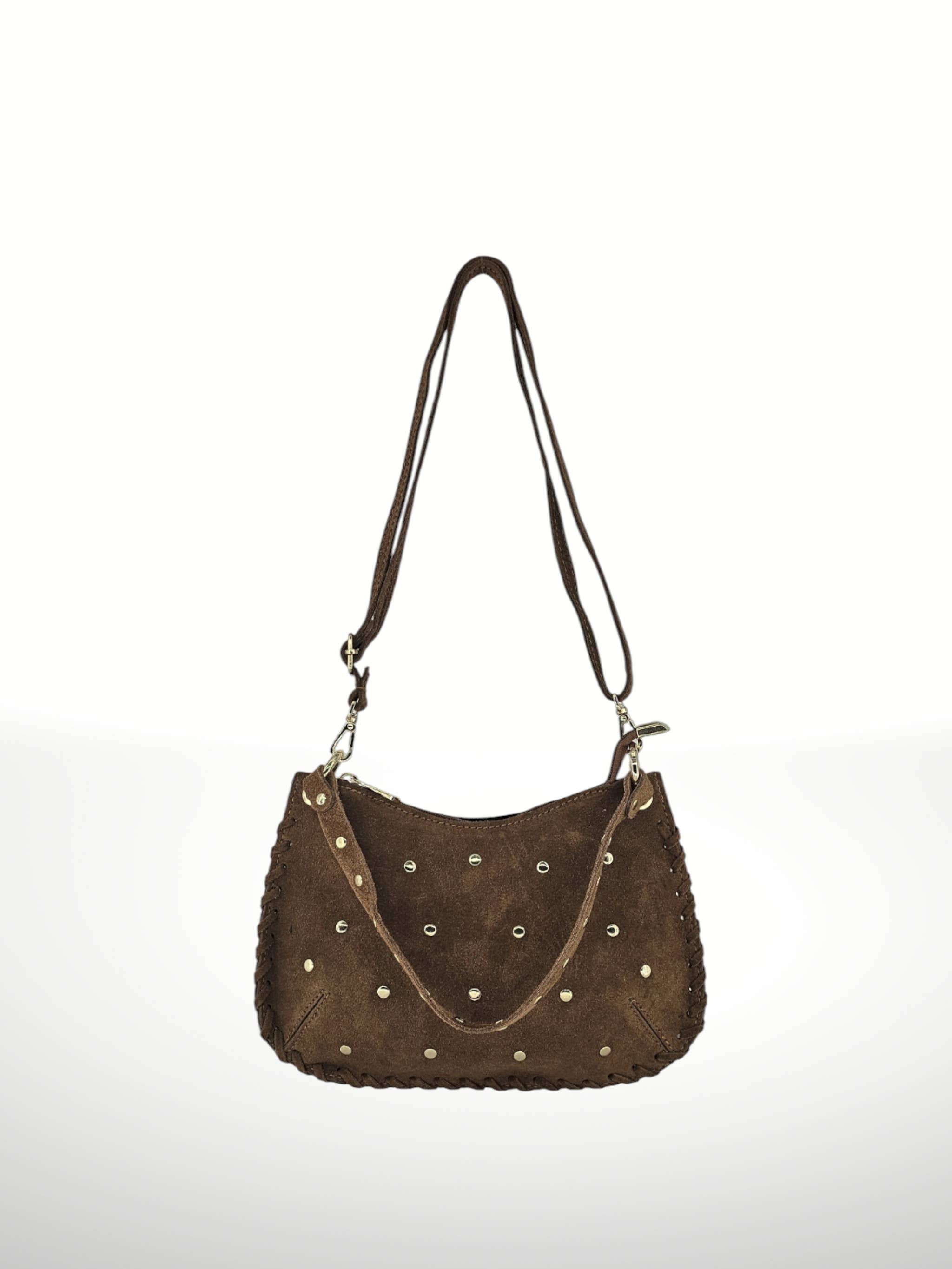 ITALIAN'S LEATHER - Wholesale Shoulder Bag - Women's - Olivia Suede Leather Bag 25101310