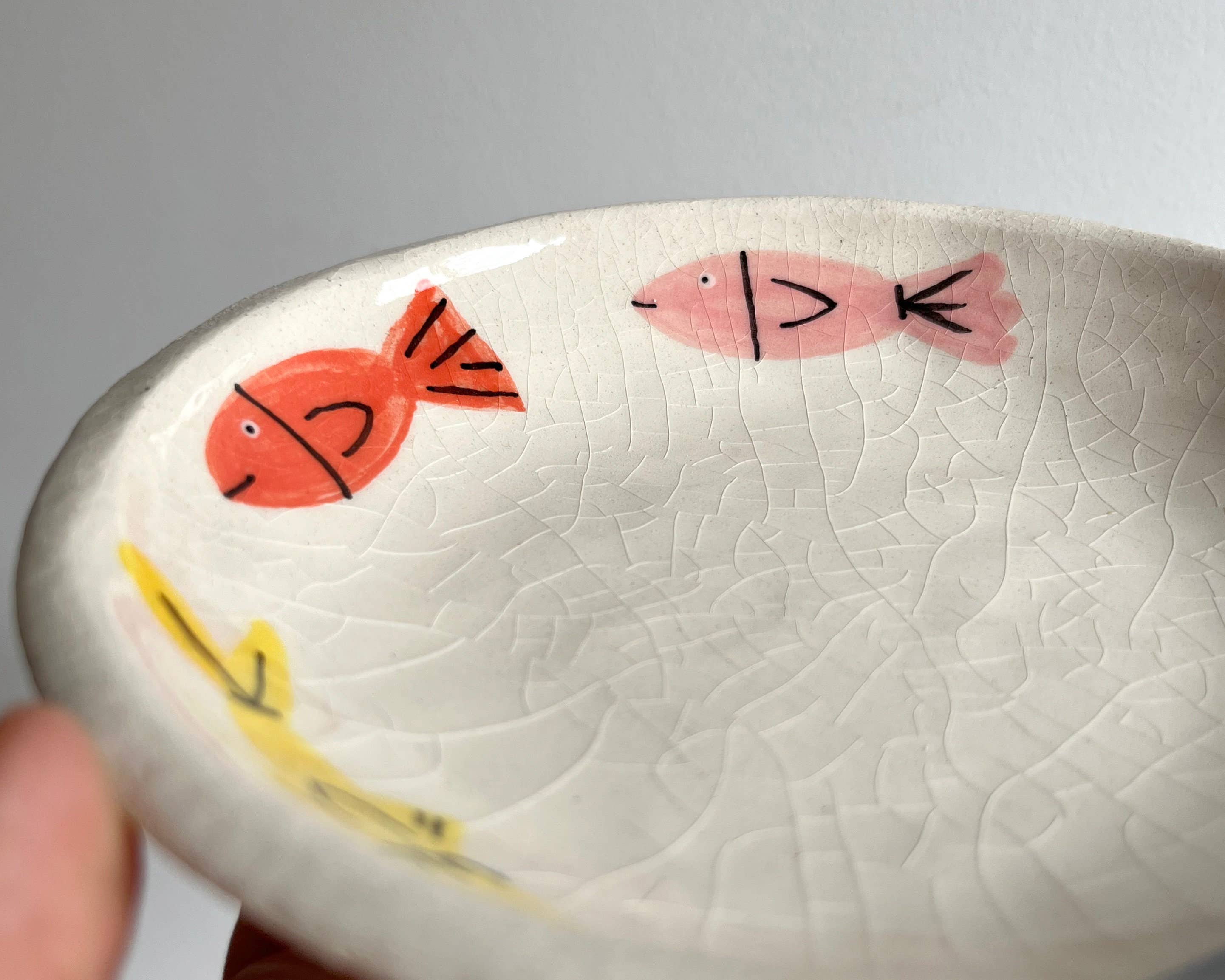 Matilde Horta - Wholesale Decorative Plate/Dish/Bowl - Fish Bowl - Handmade Ceramic Piece - 15x15x4cm8