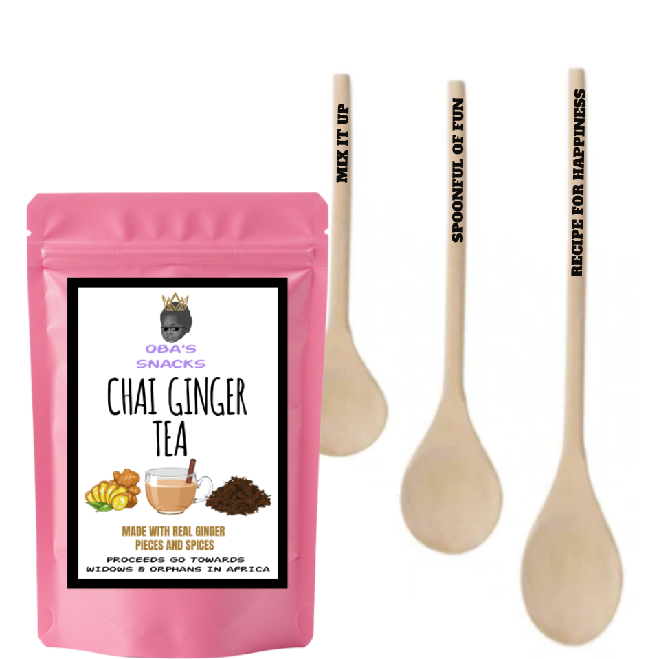 Maqoba - Wholesale Tea bags - 3 Positive Spoons & Ginger Chai Tea0