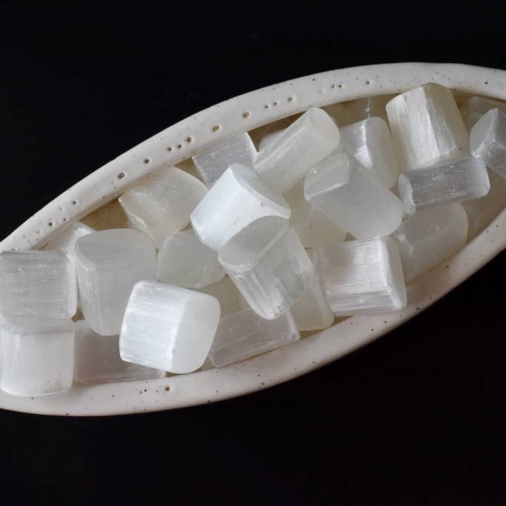 Soothing Crystals - Wholesale Spiritual Stone/Crystal - 1Pc Tumbled Stones | Selenite | Healing Crystals Stones9