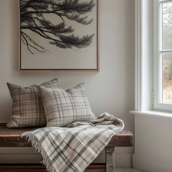 Oleka Canvas - Wholesale Art Print - WINDSWEPT PINES, canvas wall art print1