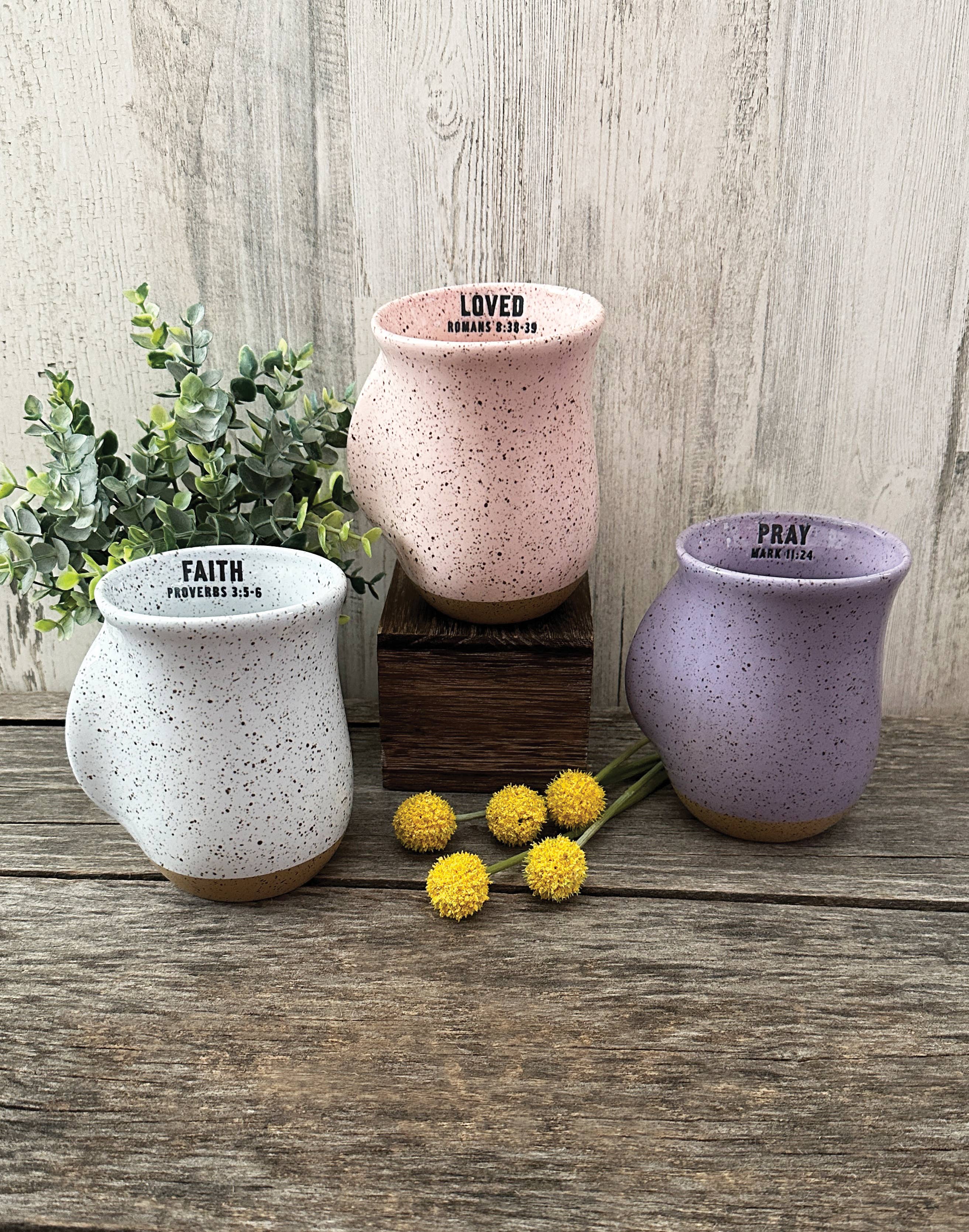 Cottage Garden – wholesale Kaffekoppar – LCP Handvärmare Mugg Speckled Stone Faith1