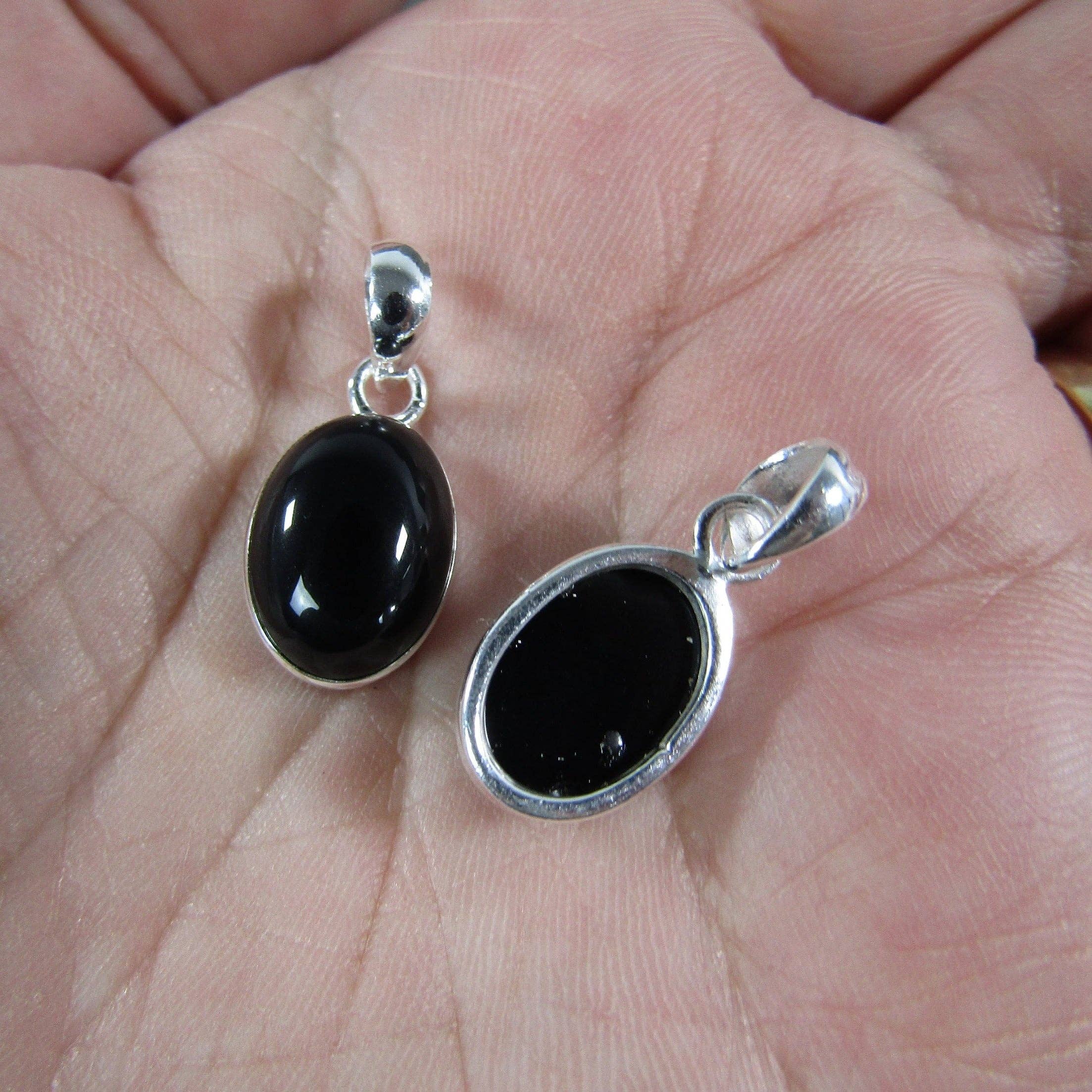 Keystone Crystals - Wholesale Individual Charm/Pendant - Sterling Silver Oval Pendants9