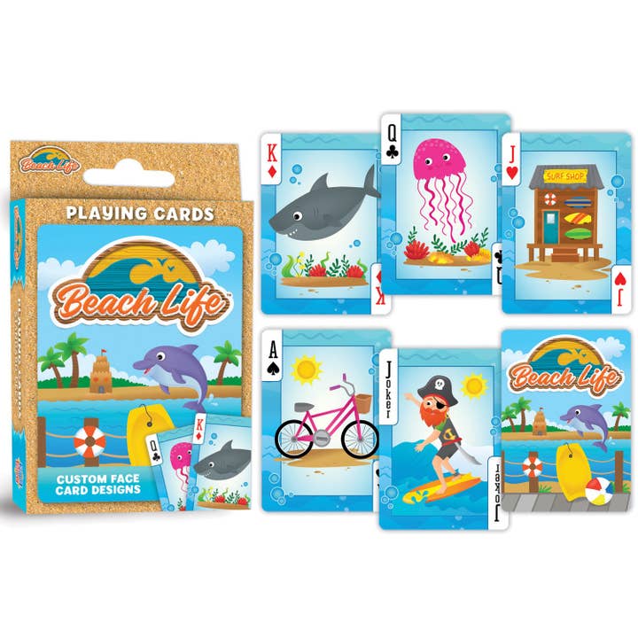Masterpieces Puzzles - Wholesale Playing Cards - Beach Life Playing Cards2