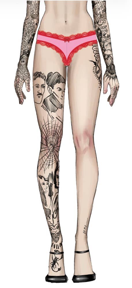 House of Desire – Engroshandel Undertøj - Dame – Vera Microfiber G-streng med blondetrimle45