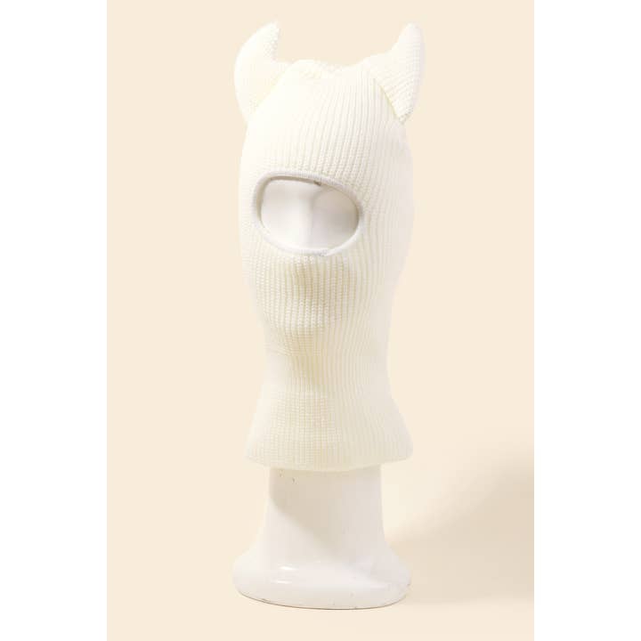 Anarchy Street - Vente Cagoule – femme - Cagoule tricotée avec cornes2