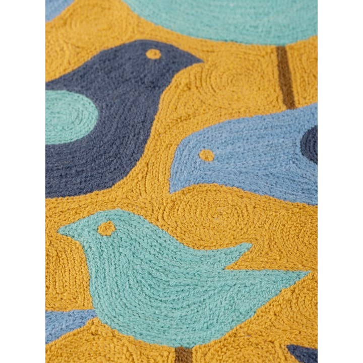 GAURI KOHLI – Großhandel Zierkissen – Aloha handgewebter Kissenbezug aus Baumwolle und Wolle 50 cm × 50 cm4