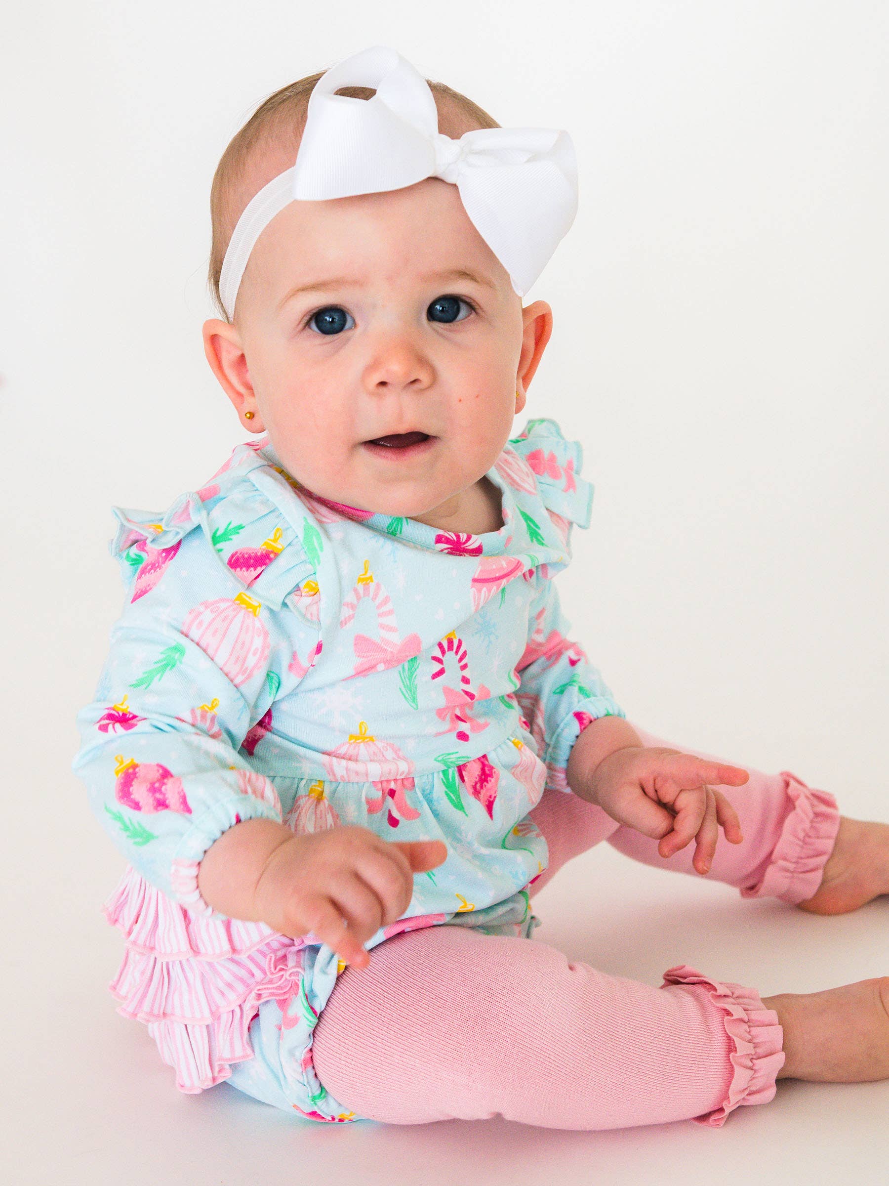 Blue Baby Girls Ornament Dreams Knit Long Sleeve Flutter Bubble Romper
for wholesale on Faire