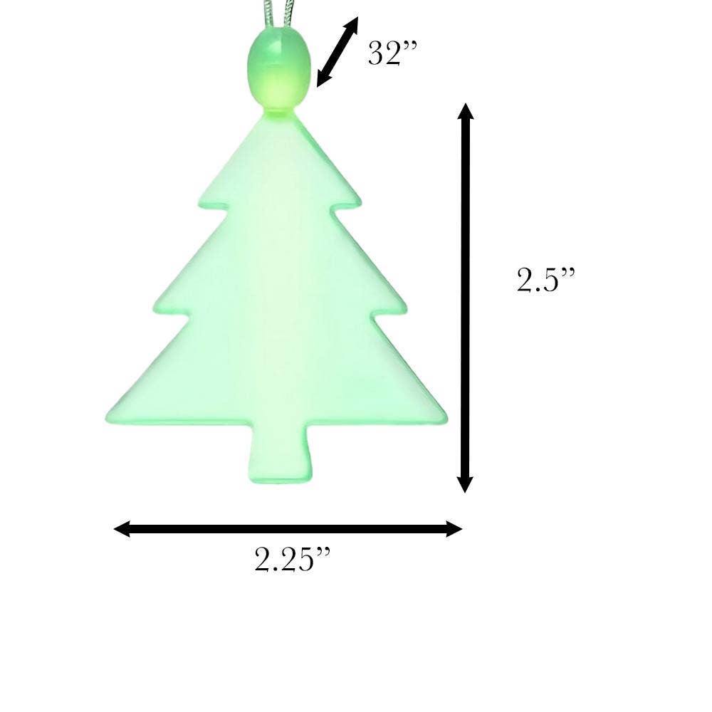 Blinkee.com, LLC - Vendita all'ingrosso Collana con ciondolo/pendaglio - Collana LED con ciondolo a forma di albero di Natale illuminato verde1
