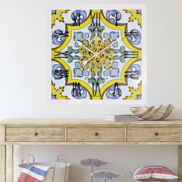 The Gears Clock - Wholesale Wall Clock - ITALY LINE WALL CLOCK SQUARE 24 INCH MINORI2