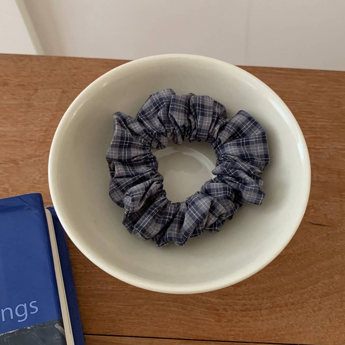 ACCITY - Wholesale Scrunchie - Women's - Polka Stripe Pleated Hair Tie Elastic Band_CWAHA080823