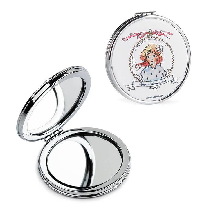 Magnolia Lounge - Wholesale Compact Mirror - Alice in Wonderland Pocket Compact Mirror