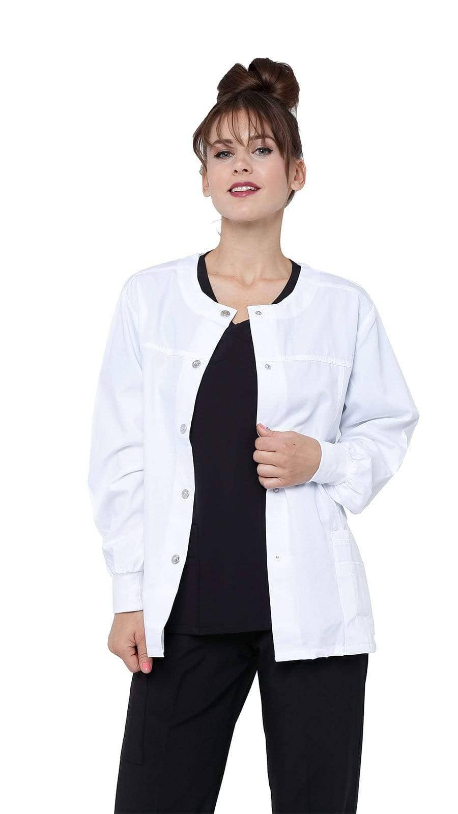Dress A Med - Wholesale Jacket - Women's - Women's Snap Jacket Warm Up Uniform Scrub1