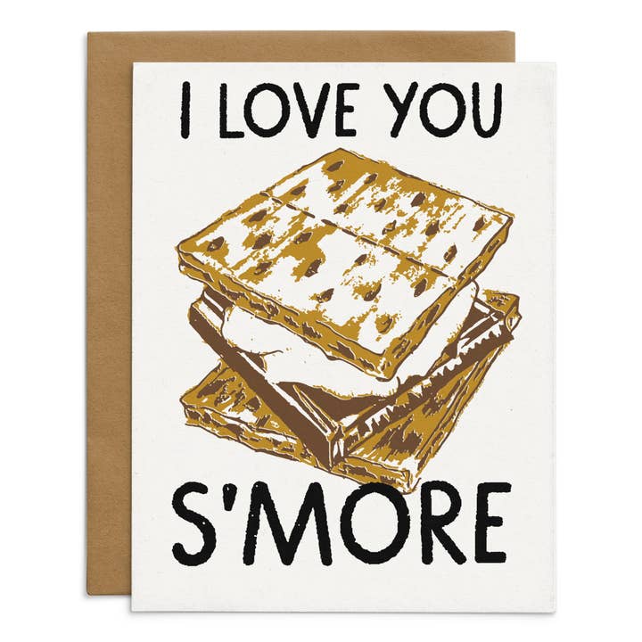 I Love You S'more-kaart voor wholesale door Starfangled Press