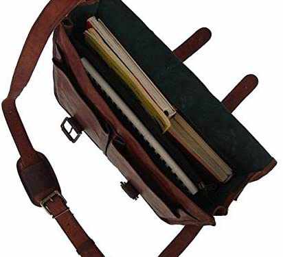 Tuzech Leather – Mala a tiracolo - Unissexo por atacado – Mala Unissexo de Couro para Portátil 15" – Uso de Escritório e Viagem3