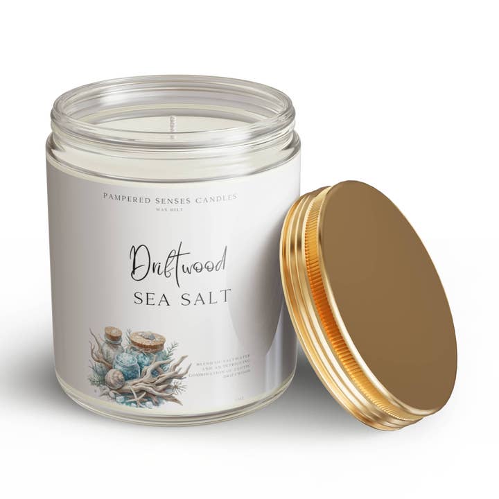 Pampered Senses Driftwood Sea Salt for wholesale by Pampered Senses Candles