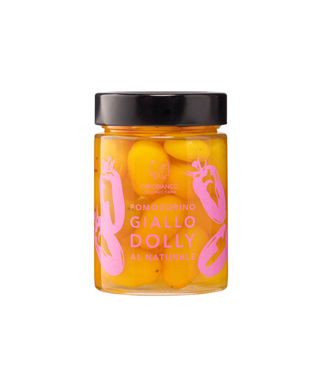 Alta Gama Foods – wholesale Pickled vegetables – Capobianco - Prestige Organic Natural Yellow Tomato Giallo Dolly - Italy - 350 g0