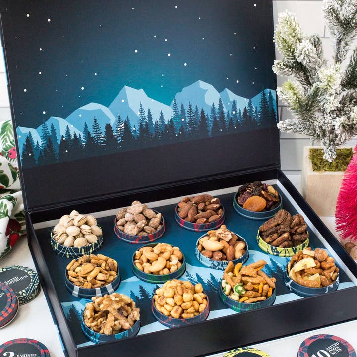 Damn, Man - Wholesale Nuts - 12 Days of Gourmet Nuts Premium Winter Wonderland Selection