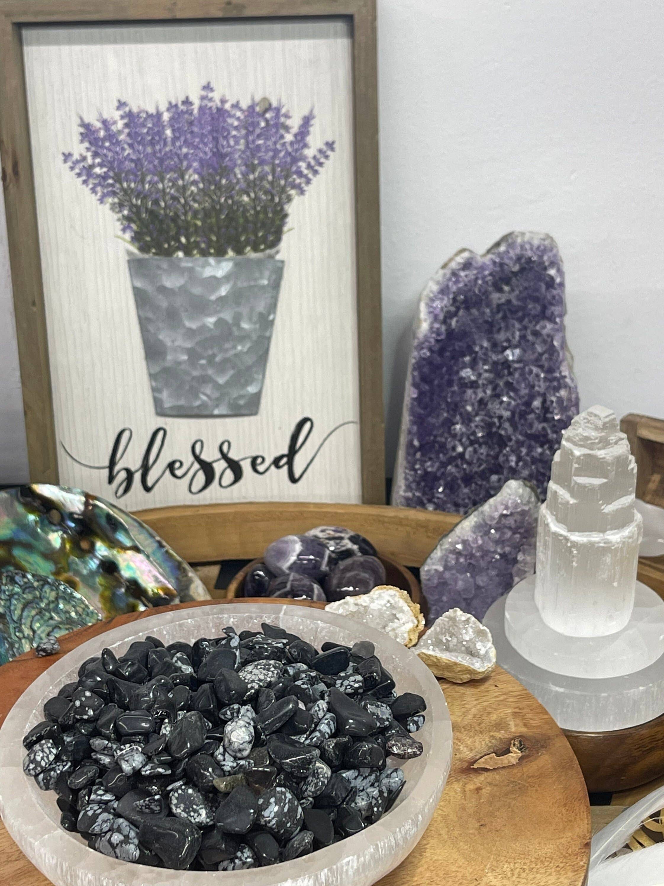 CaNatureLover – wholesale Spiritual stone/crystal – Natural Snowflake Obsidian Chip , Real Snowflake Obsidian chip ,  Snowflake Obsidian Loose Stone , Crystal chips , Snowflake Chips1