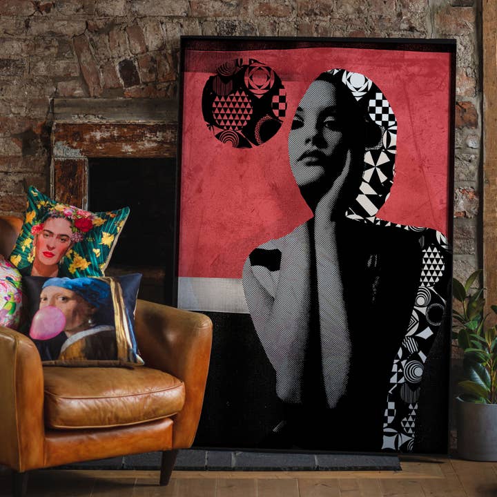 Ink & Drop - Wholesale Art print - Model 1 Pink Print1