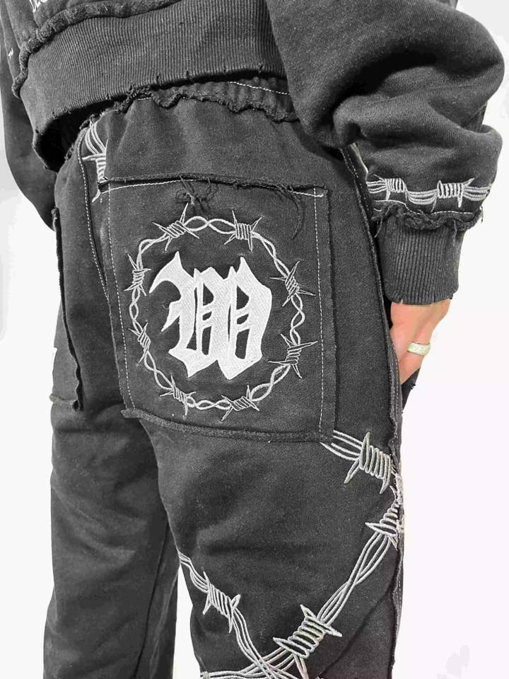 2THEWORLD - Wholesale Lounge Sweatpants/Joggers - Men's - Chrome Sweats6