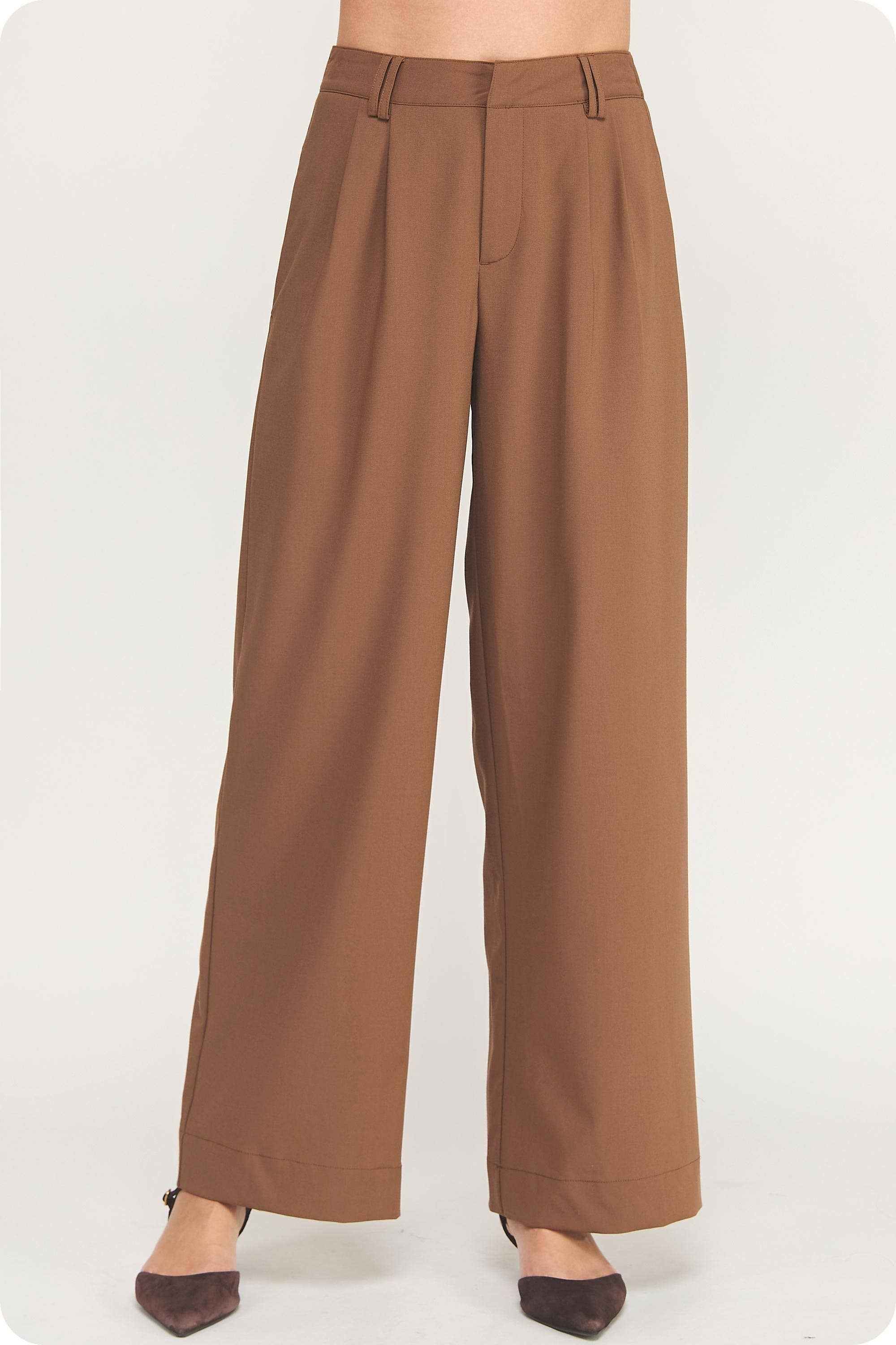 Strut & Bolt – wholesale Byxor - Dam – Kostymbyxor med vida ben1