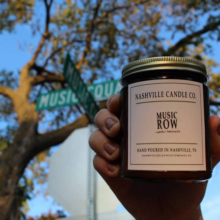 Nashville Candle Company - Wholesale Jar/Filled Candle - Music Row│Magnolia + Honeysuckle1