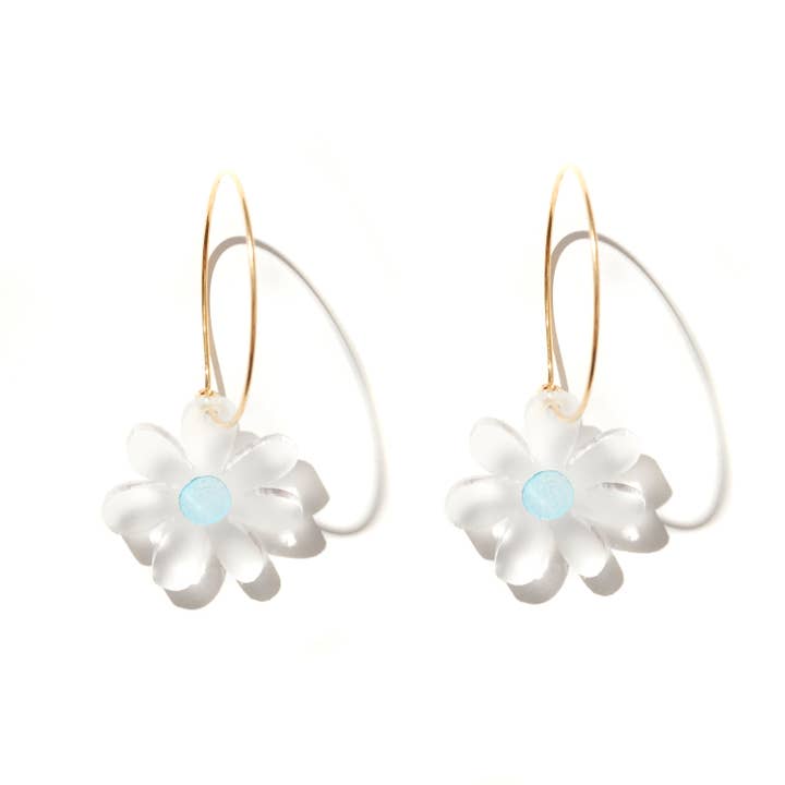 Emeldo - Wholesale Dangle Earrings - Mini Daisies // select colour3