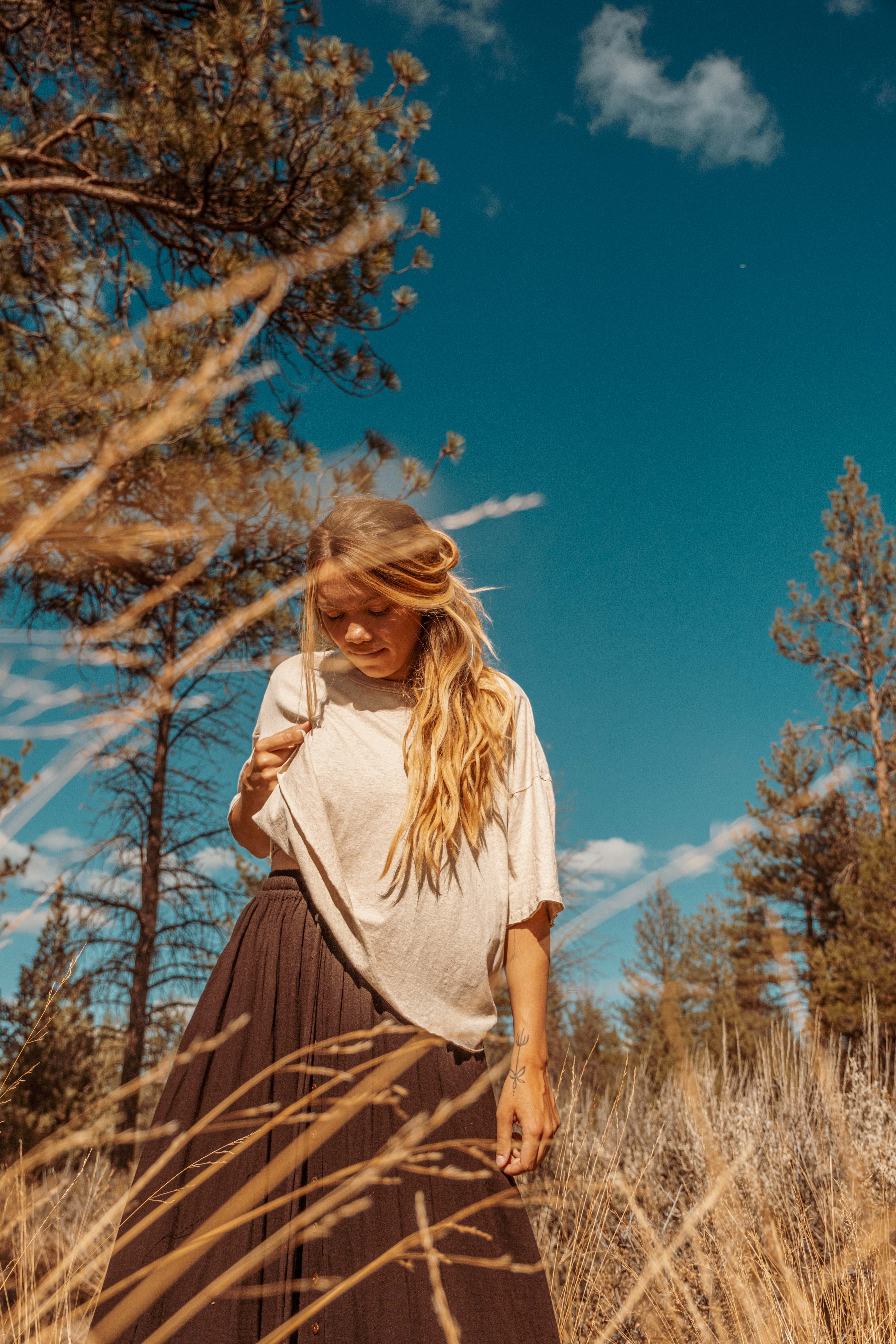 Chanvre non blanchi T-shirt CROP en coton biologique Hemp Blank Eco Unisexe TOP en vente sur Faire4