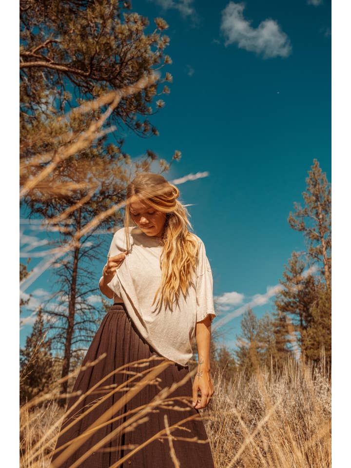 Chanvre non blanchi T-shirt CROP en coton biologique Hemp Blank Eco Unisexe TOP en vente sur Faire4