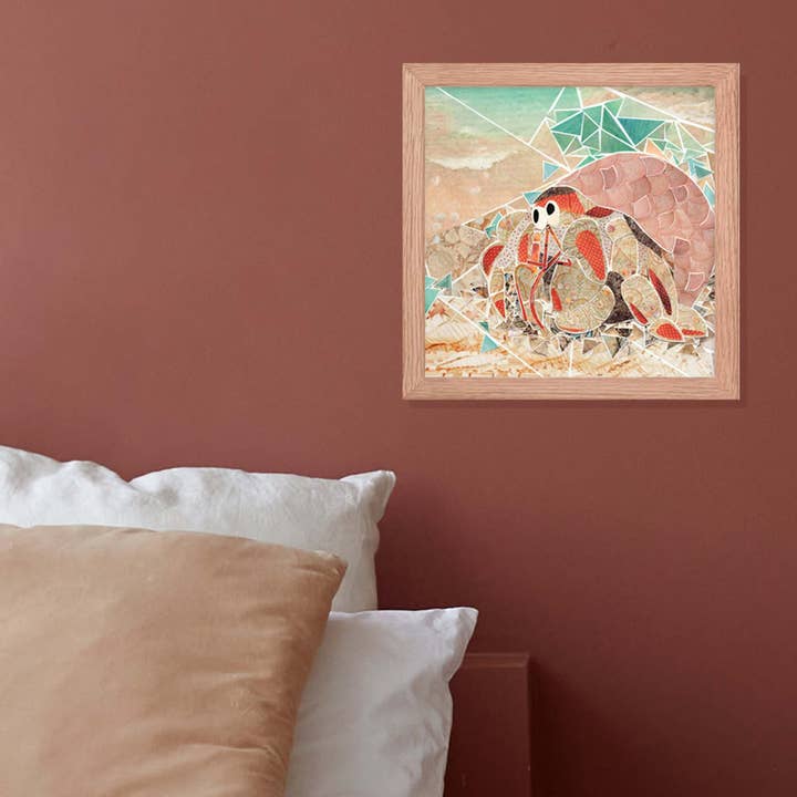 more the merrlier - Wholesale Art Print - Hermit Crab Framed Collage Art Print6